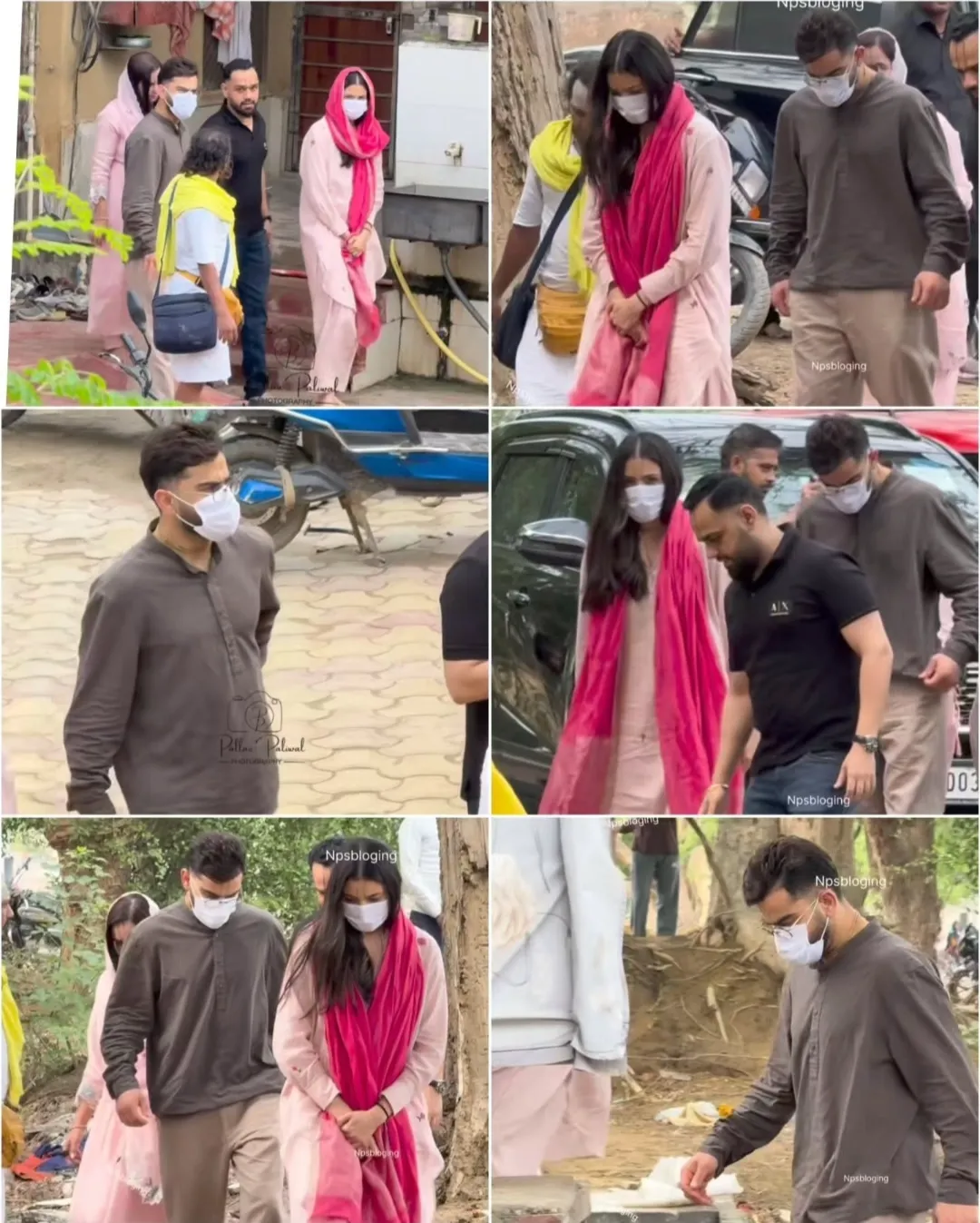 Virat Kohli Anushka Sharma Visit Premanand Maharaj Ashram